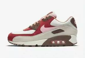 nike air max 90 premium chaussures de course red pink gray